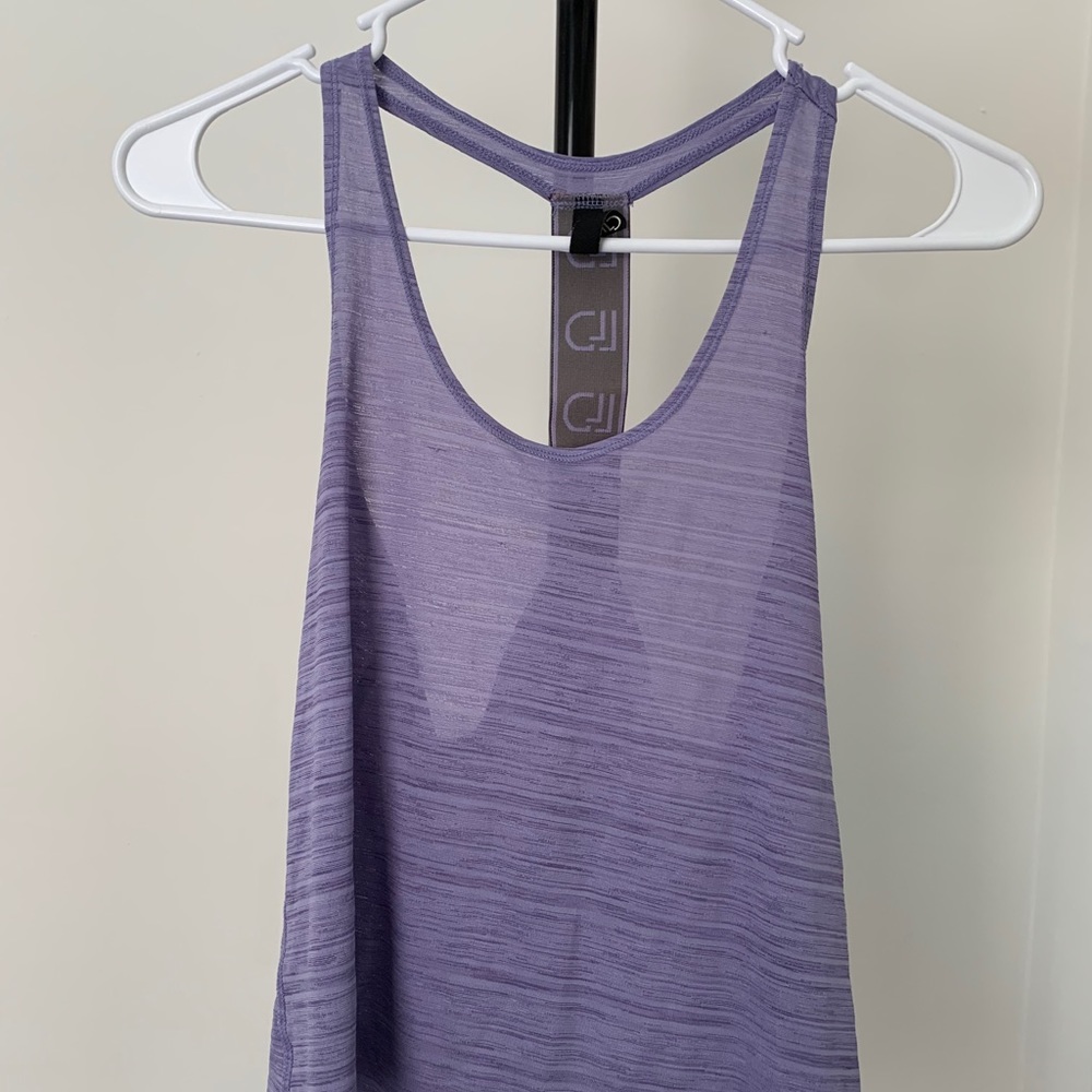 Purple running tank